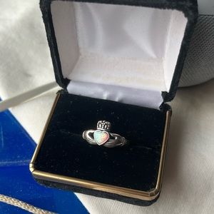 Opal claddagh ring!